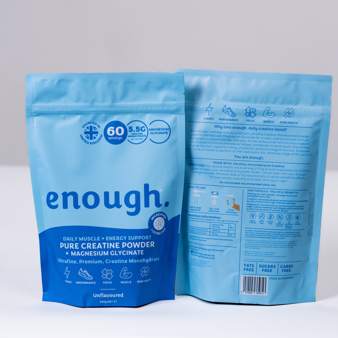 Enough Creatine - 60 Day Pouch