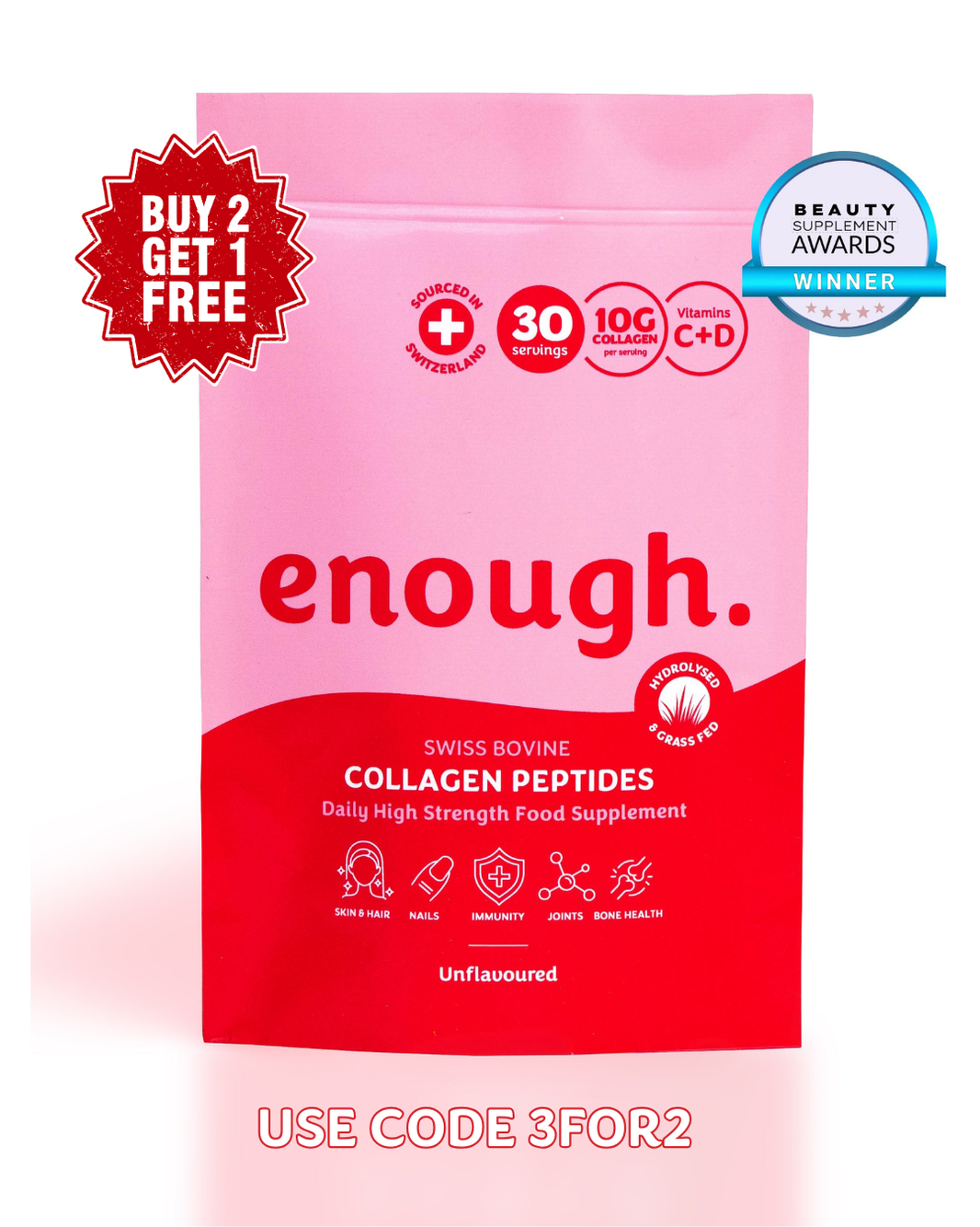 Shop for our Swiss Bovine Collagen Peptides
