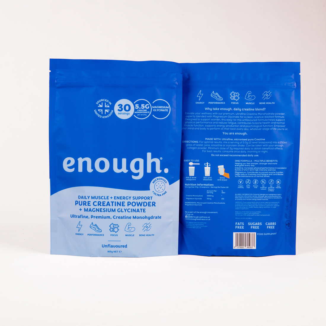 Enough Creatine - 30 Day Pouch
