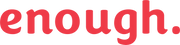 Collagen for Weight Loss provider Enough's full logo in red